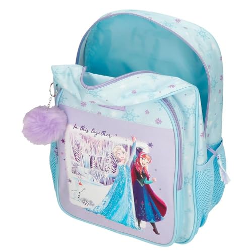 Miniatura 4 de Joumma Disney Frozen In This Together Mochila Escolar Adaptable a Carro Lila 30x40x13 cm Poliéster 15,6L