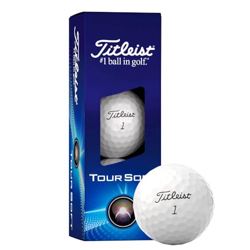 タイトリスト(TITLEIST) ゴルフボール 24 TOUR SOFT 3P T4014S-3PJ スリーブ(3個入り) (ホワイト/FF/Men's)