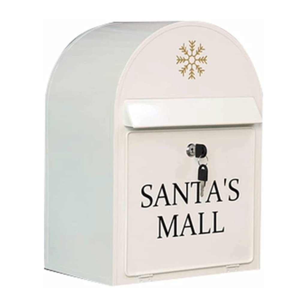 letter box， Mailbox Wall mount Postbox Belt Lock Posts Home Porch Metal Drop Box Outdoor Letter Mailboxes