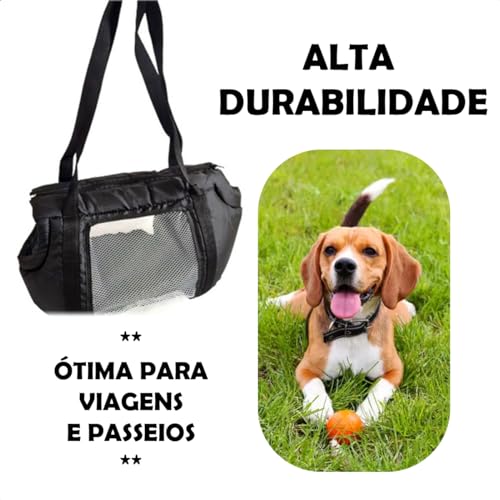 Bolsa Para Transporte De Animais 40cm Pets Cães E Gatos Acolchoado De Pequeno Porte Até 6-7 Kg Coelh
