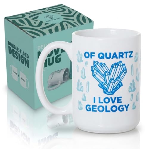 I Love Geology Quartz Coffee Mug, 15oz