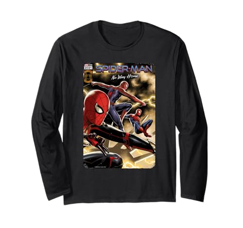 T-shirt Spider-Man No Way Home manches longues pour les fans de Marvel