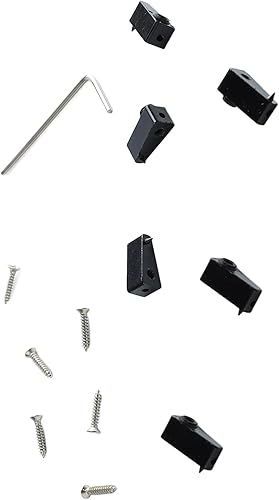 Miniatura 3 de Cerradura de cuerda de guitarra, 6 piezas de tuerca de bloqueo de cuerda de guitarra negra, resistente y firme, fijación firme, aleación de zinc con