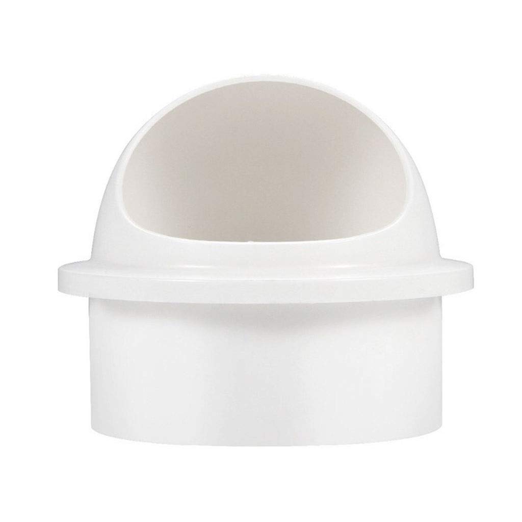 ACVACV PVC Ventilation Exhaust Grille Round Wall Ceiling Air Vent, Grille Ducting Cover Outlet Heating Cooling Waterproof Vents Cap(75mm)