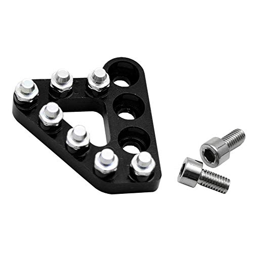Yorten Pedal de freio traseiro passo placa de freio pastilha de freio traseiro compatível com KTM 69