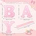 BreezeHug 4 Pcs Large 12 Inch Cielito Lindo Baby Shower Decor Wooden Nursery Decor Mexican Baby Letters Cielito Lindo Party Decoration for Gender Reveal Birthday Fiesta Party Table Centerpiece