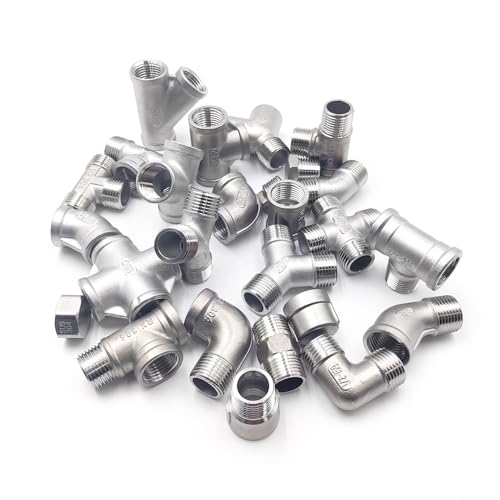 Codo 90 acero inoxidable 1-1/4 BSP para tubería de cocina y baño 3