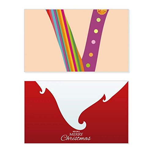 Carte de Noël vintage motif orange en V, offrez un souvenir d'enfance chaleureux