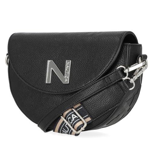 Image of Nautica Delray Flap Crossbody Purse Womens Shoulder Bag, Magnetic Snap Closure Pocket, Small Travel Handbag, Adjustable Strap