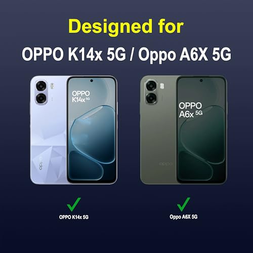Image of Zapcase Back Case Cover for Oppo K14x 5G | Compatible for Oppo K14x 5G Back Cover | Liquid Silicon Magic Case with Camera Protection | Sapphire