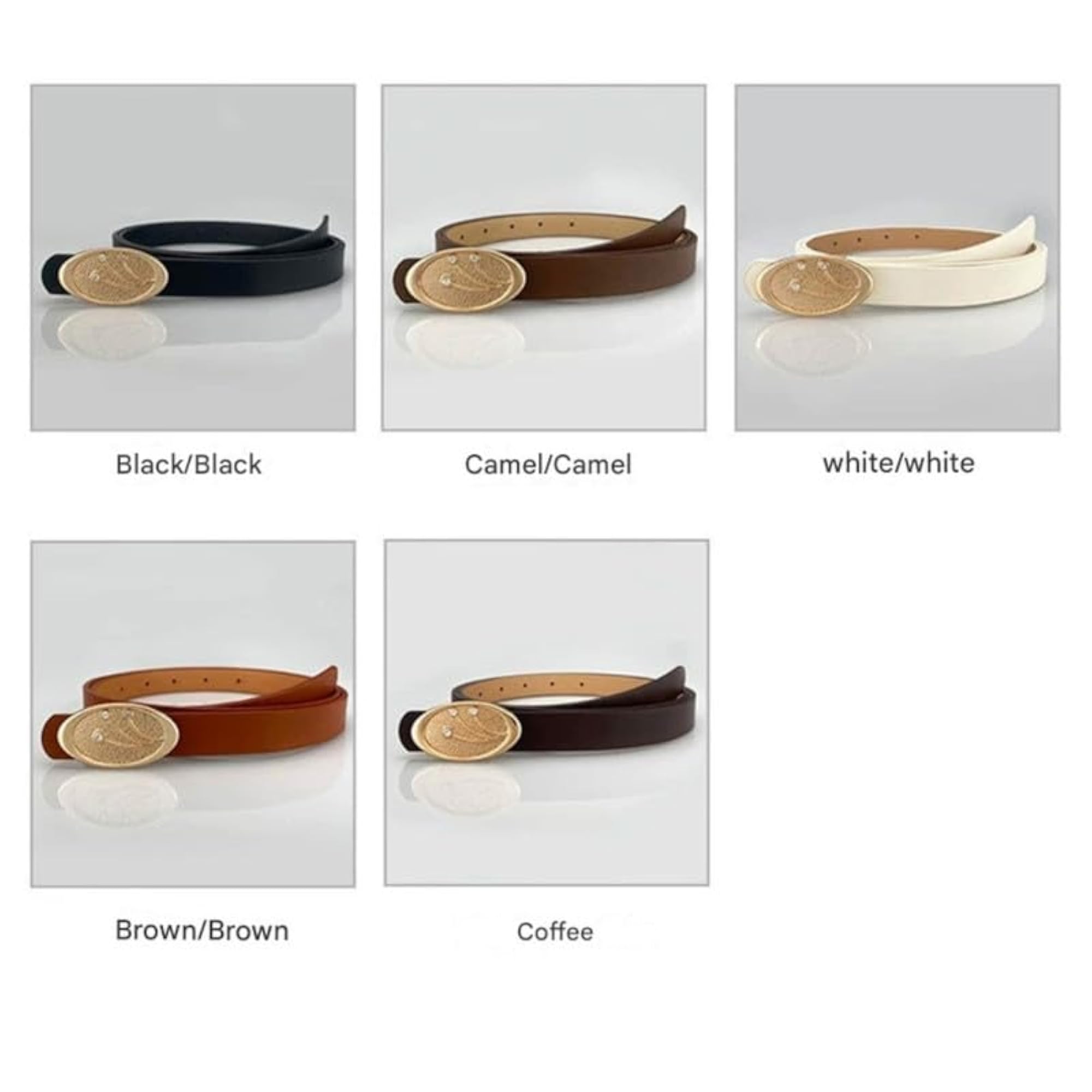 Women's Diamond Buckle Waist Belt, Decorative Seal for Skirts & Jeans