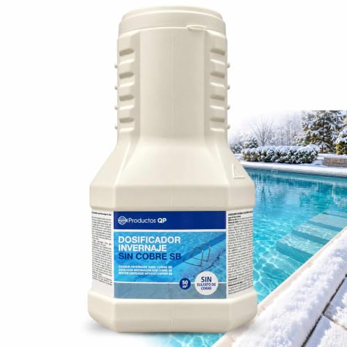 Dosificador auto invernaje SIN cobre, Tratamiento agua piscina 2 Kg 50m3