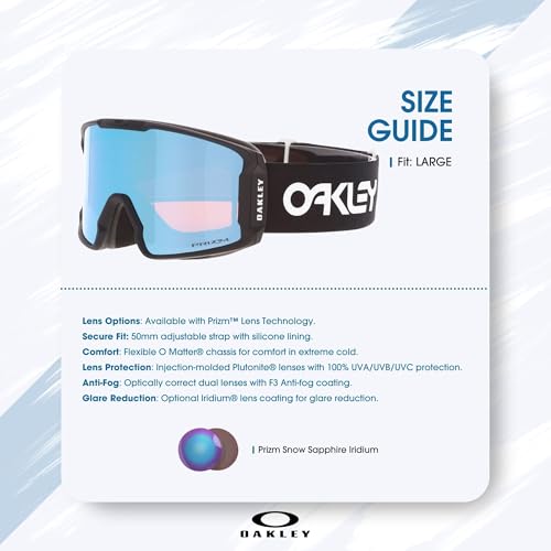 Image of Oakley Line Miner LARGE /MEDIUM Ski Goggles for Men for Women