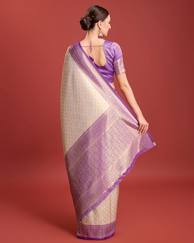 Monjolika Fashion kanjivaram silk saree in soft silk – image 3