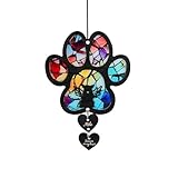 Personalized Dog Memorial Suncatcher - Custom Pet...