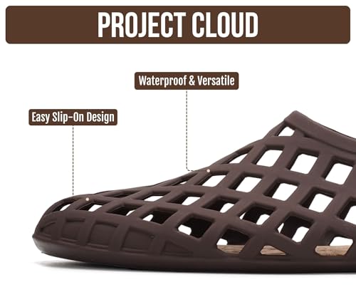 Image of Project Cloud Jelly Shoes Women - Lightweight & Water-Resistant Women's Flats Sandals - Non Slip Womens Shoes - Perfect Summer Jelly Flats for Women 2026 (Jellz)