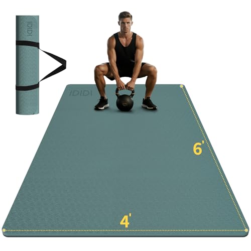 Large Exercise Mat – 6' x 4' x 1/4" Ultra