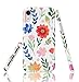 EUNSOUL iPhone XR Case, Matte Colorful Flower Design Slim Thin Soft Flexible Silicone Phone Case Cover with TPU Protective Bumper for iPhone XR 6.1¡±