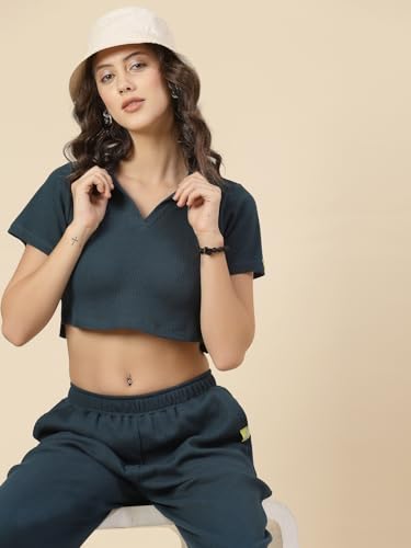 Image of Rigo Cotton Co-ord Set for Women | Round Neck, Slim Fit Tracksuit Co-ords Set for Women | Stylish Dresses for Women | Casual Wear, Beach Wear, Vacation Wear Outfit for Women