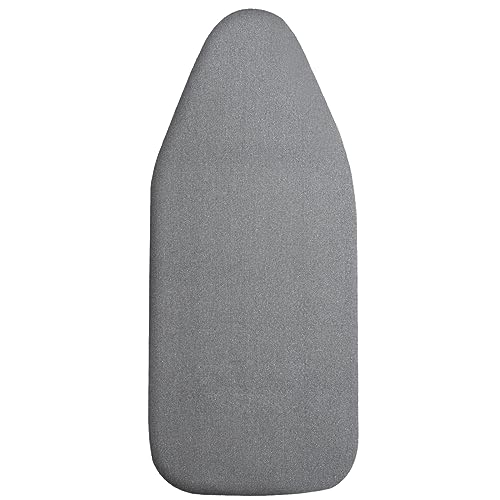 La Mejor Selección de Fundas para tablas de planchar los más recomendados. 46 MZXcuin - Funda pequeña para tabla de planchar, resistente a las quemaduras, cubierta de planchado con acolchado reflectante al calor, resistente (gris, 31.75 x 81.28 cm)