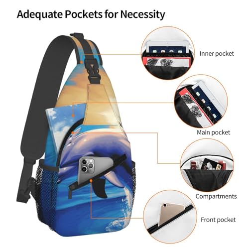 Bolso Cruzado para Hombre Mochila Bandolera Diagonal miniatura 4