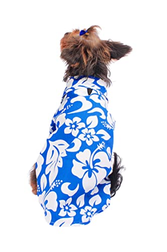 Image of Hawaii Hangover Family Matching Clothes, Classic Vintage Hibiscus Blue | Family matching Hawaiian outfits, Classic Vintage Hibiscus Blue, 100% cotton, machine washable, tropical floral print, luaus