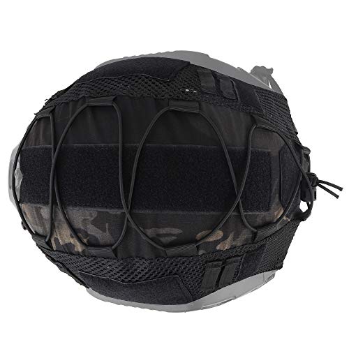 Lanzon Tactical Multicam Helmet Cover For Fast Style Helmets (The Helmet Is Not Included) - Multicam Black #TOP4