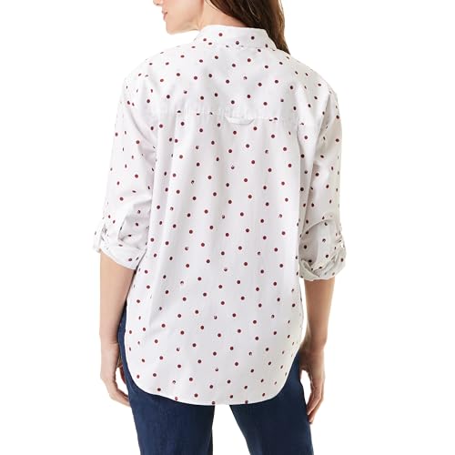 Image of Gloria Vanderbilt Women's Amanda Oversized Button Down Shirt with Roll-tab Sleeves