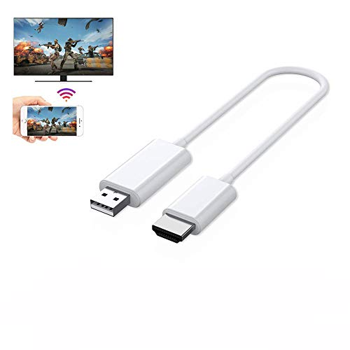 Wireless Display Adapter, 2.4G/5G WiFi Wireless Full HD 1080P HDMI Display Adapter, Support DLNA Screen Mirror for iOS/Android/Windows/Laptop/Projector/TV/Video Display Dongle