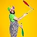 ifundom Juggling Club Set, Beginner Juggling Club Pin Set Training Juggling Sticks Juggling Toys (Set of 3)