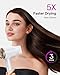Wavytalk Hair Dryer, Wavytalk Turblow Pro Fast Drying Blow Dryer with Diffuser, High Speed Hair Dryer with 110,000 RPM, Pro Negative Ions for Less Damage, Frizz Smoothing 3 Speeds & 3 Temps, White