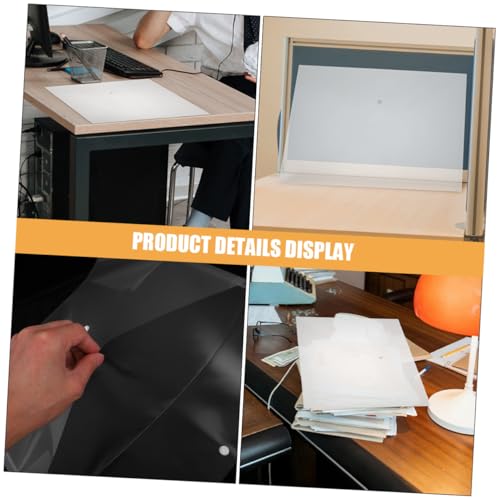 20 Folders Transparent File Bags avec bouton pour éviter la perte de documents importants