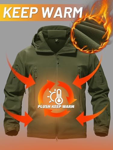 Men's Special Ops Military Tactical Soft Shell Winter