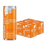 Red Bull Amber Edition Strawberry Apricot Energy Drink, 8.4 Fl Oz, 4 Cans (Pack of 4)
