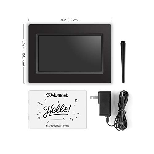 Aluratek 7 Inch LCD Digital Photo Frame with Auto Slideshow Using USB & SD/SDHC (ADPF07SF) – Black - Thumbnail 5