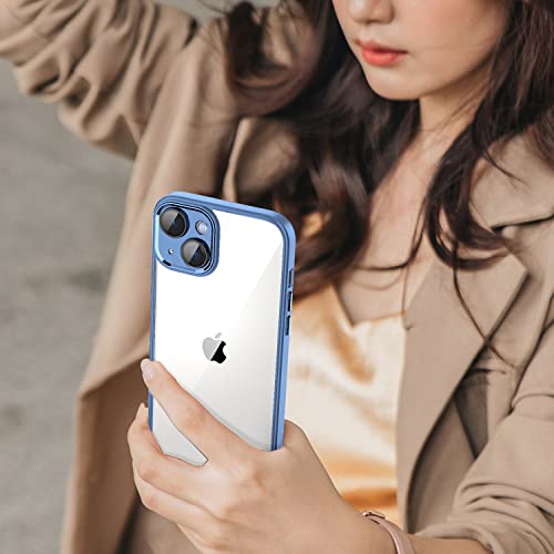 EGOTUDE-Ultra-Hybrid-Camera-Lens-Protection-Never-Yellowing-Back-Cover-Case-for-iPhone-14-Sierra-Blue