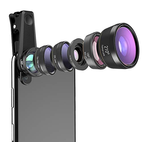 Phone Lens Mobile Phone Lens Six-in-one Mobile Phone Lens Set Universal External Lens Optical Coated Lens