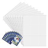 ✔ Un sono di spazio: Carte Collezionabili da 900 Tasche 50 Pagine 18-Pocket dimensioni 68 x 93 mm.