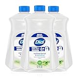 Dial Antibacterial Defense Liquid Hand Soap + Aloe, Aloe Scent, 52 Fl Oz Hand Soap Refill (Pack of 3), Dermatologist-Tested, Gentle Formula