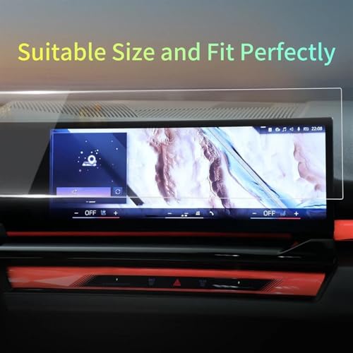 Int&eacute;rieur de v&eacute;hicule BMW S&eacute;rie 5 2023 prot&eacute;g&eacute; par verre tremp&eacute; &eacute;cran HD - 5