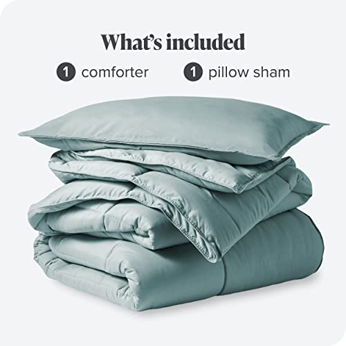 Bare Home Comforter Set - Twin/Twin Extra Long Size - Ultra-Soft - Goose Down Alternative - Premium 1800 Series - All Season Warmth (Twin/Twin Xl, Light Blue) #TOP5