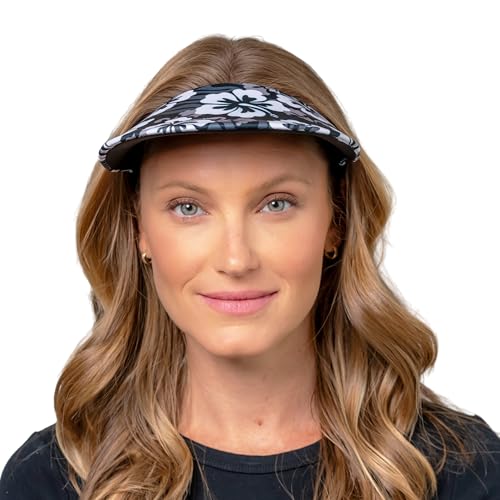Image of No Headache Sun Visor for Women | Stylish, Lightweight Golf & Tennis Hat | UV Protection for Outdoor Sports & Travel