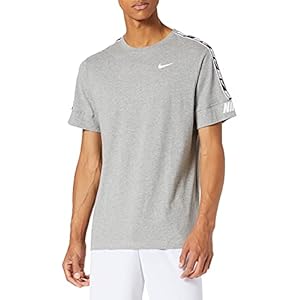 Nike Sportswear T-Shirt, Gris/Blanc, s Homme