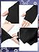 Blulu 2 Pair Winter Knit Fingerless Gloves for Women & Men Knitted Driving Gloves Warm Stretchy Mittens in Common Size(Black,Plus Size)