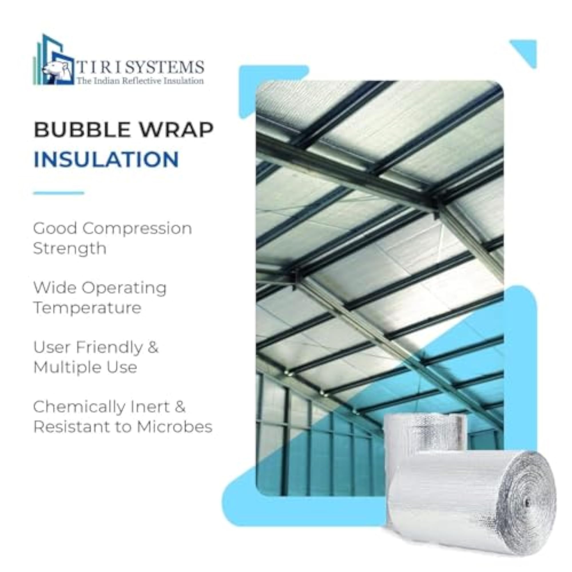 Aluminium Silver Foil Bubble Insulation Sheet