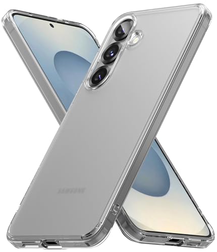 Image of Ringke Fusion Matte Compatible with Samsung Galaxy S25 Plus Case Cover Anti Fingerprint Hard Back Soft Flexible TPU Bumper Scratch Resistant Natural Form S25 Plus Back Cover - Matte Clear