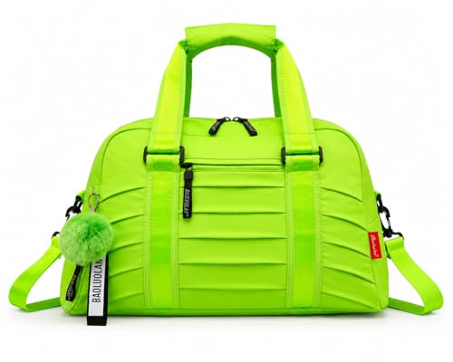 Bolsa Esportiva Feminina Verde Brasil Academia Viagem Beach Tennis Mala Fitness Premium copa brasil (Verde Limão)