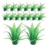 LUOZZY 15 Pcs Fake Pineapple Leaves: Realistic Fruit Green Leaves Model for DIY Crafts Photography Props Home Decorations ' Craft Projects