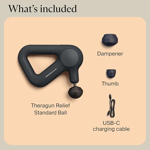 Theragun Relief – Quiet Beginner Massage Gun (3 Speeds, Lightweight) — view 8