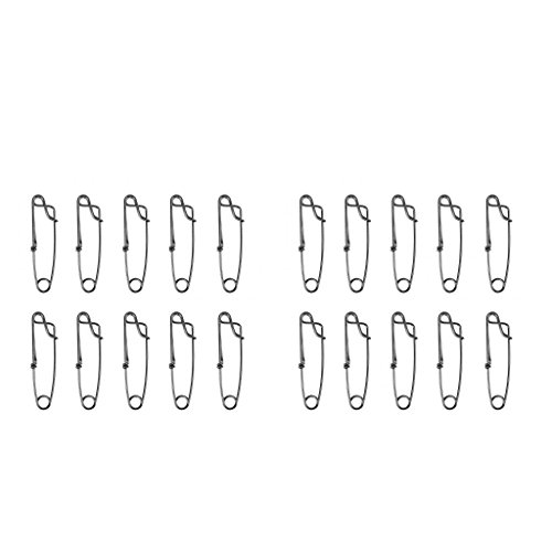 Homyl 20 peças de clipes de linha longa para pesca de barco oceano com clipe de atum S M resistente